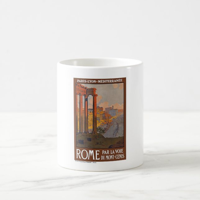 Vintage Rome Italy Coffee Mug (Center)