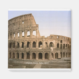 Vintage Rome Italy, Coliseum c1900 Magnet