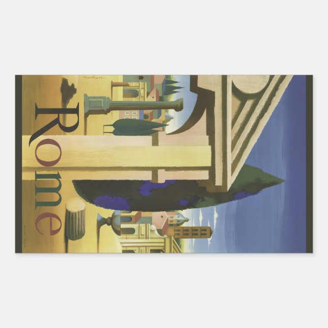 Vintage Rome Italy stickers (Front)