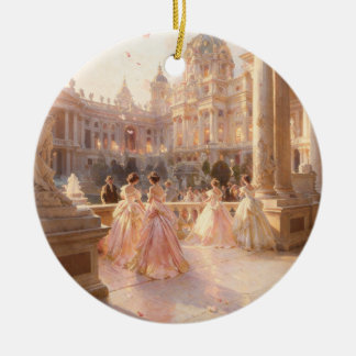 Vintage Rome Palace Ball Ornament | Classic Europe