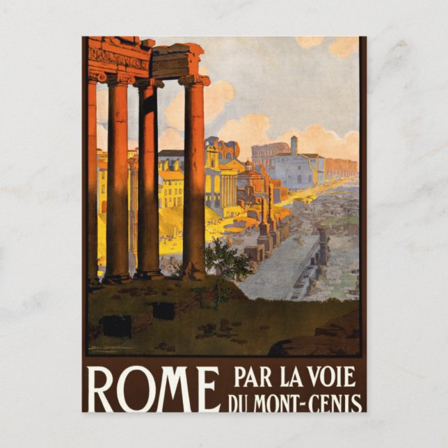 Vintage Rome Postcard (Front)