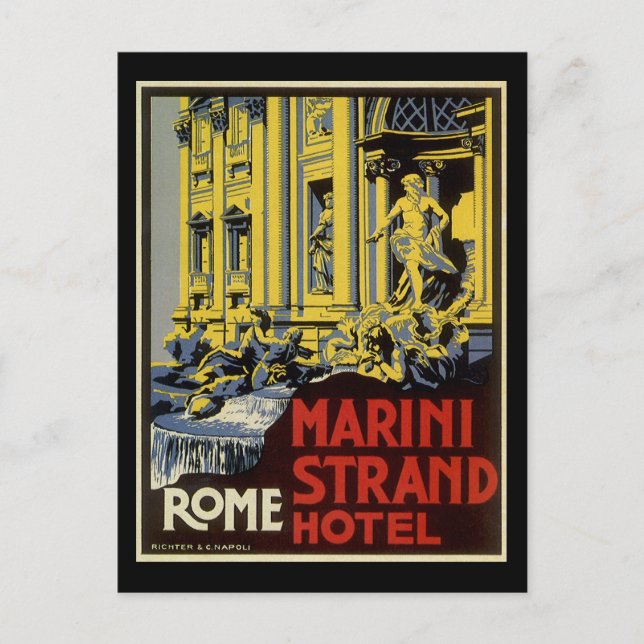 Vintage Rome Postcard (Front)
