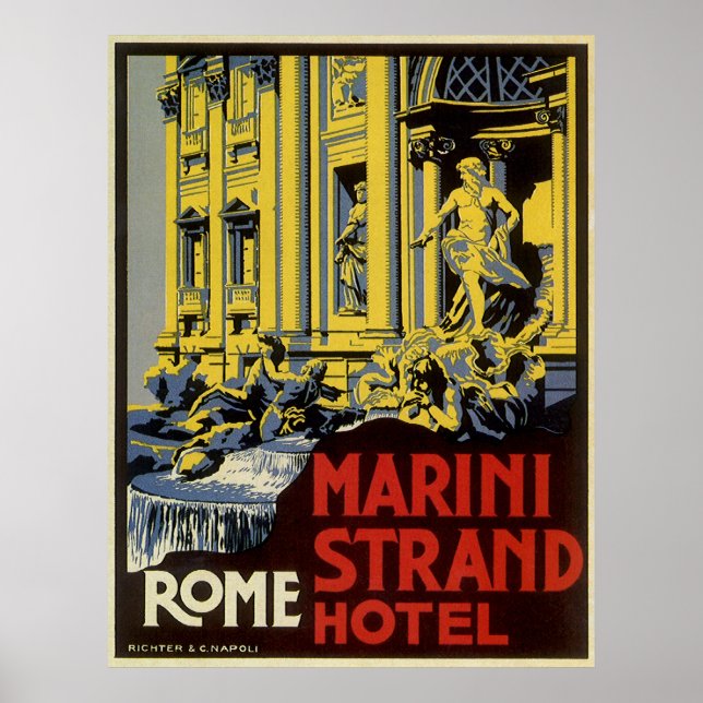 Vintage Rome Poster (Front)