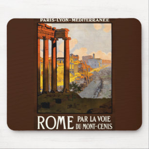 Vintage Rome - Travel to Italy Mouse Pad