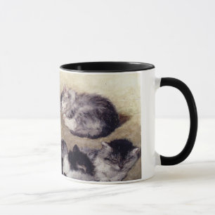Vintage Ronner Study of Cats Mug
