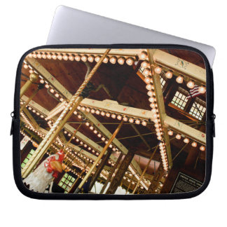 Vintage Rooster Carousel  Laptop Sleeve