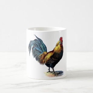 Vintage Rooster Coffee Mug