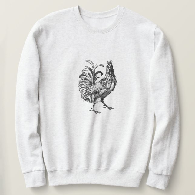 Vintage Rooster Sweatshirt (Design Front)