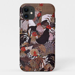 Vintage Roosters Art Case-Mate iPhone Case