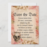 Vintage Rosa Skull Collage