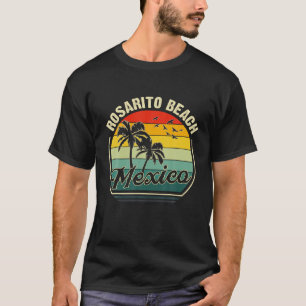 Vintage Rosarito Beach Mexico Summer Vacation Suns T-Shirt