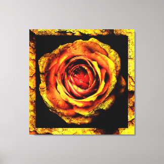 Vintage Rose 1 Wrapped Canvas