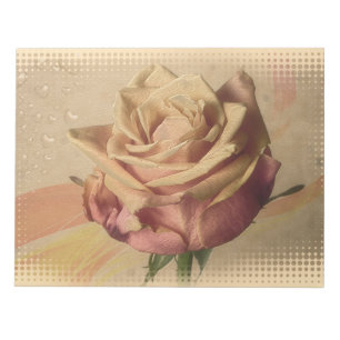Vintage rose beautiful illustration notepad