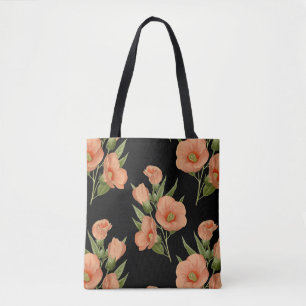 Vintage Rose Botanical Tote Bag