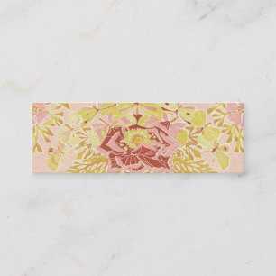Vintage Rose & Butterflies - Bookmark Mini Business Card