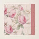 Vintage Rose Chiffon Scarf Wedding Party Gift<br><div class="desc">This 36"x36" square kerchief chiffon scarf is both delicate and beautiful.  Print is visible on both sides.  A very nice gift for your bridal party.</div>