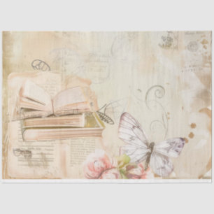 Vintage Rose Decoupage Tissue Paper