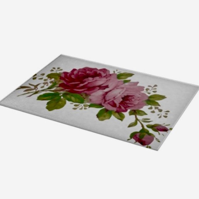 Vintage Rose Elegance  Cutting Board (Creator Uploaded)