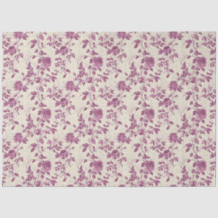 Vintage Rose Floral Chinoiserie  Tissue Paper