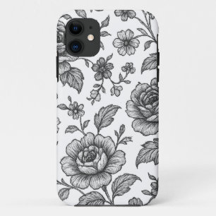 Vintage Rose Floral Pattern  Case-Mate iPhone Case