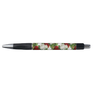 Vintage Rose Floral Pen
