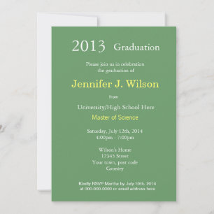 Vintage rose flowers graduation party invitation
