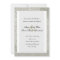Vintage Rose Inverted Music Wedding Invitation