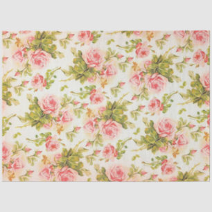 Vintage Rose Modern Popular Floral Tissue Paper