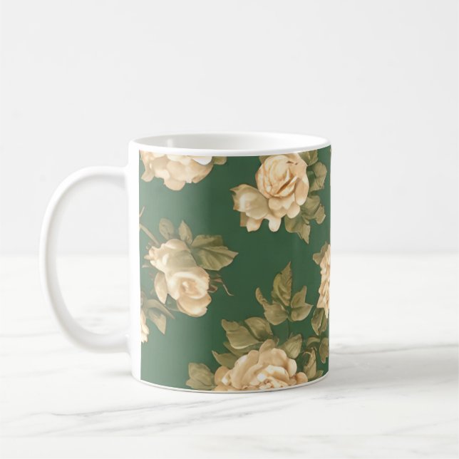 Vintage Rose Mug (Left)