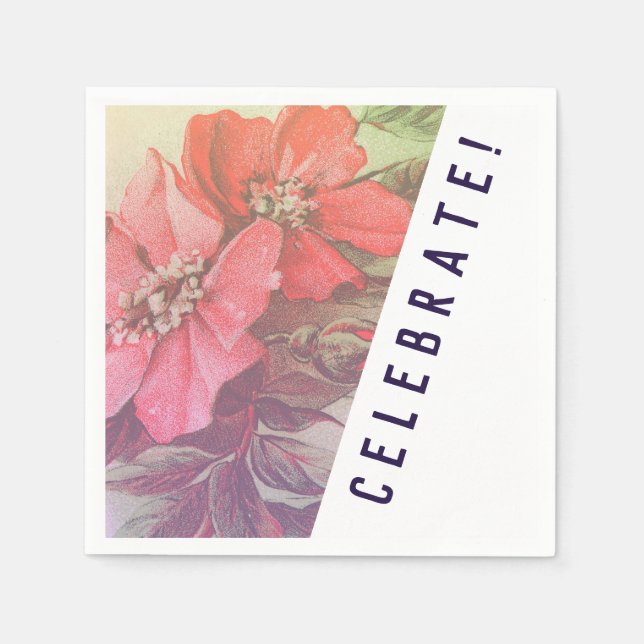 Vintage Rose Napkin (Front)