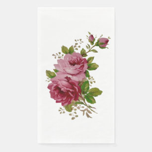 Vintage Rose  Napkin