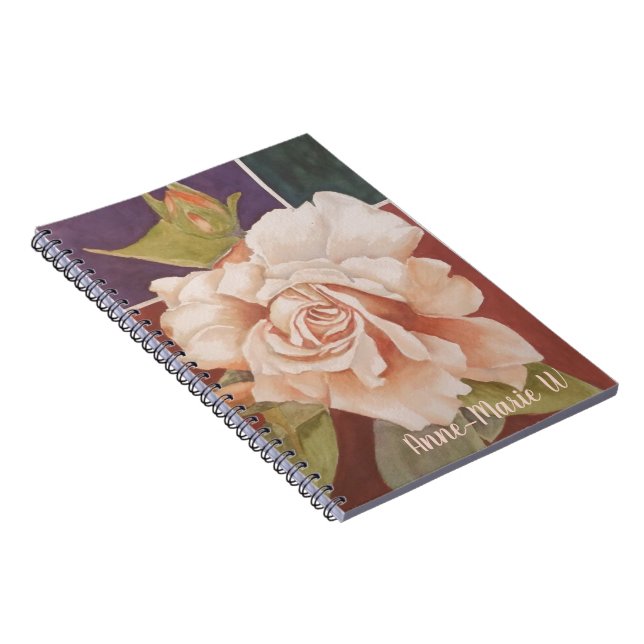 VINTAGE ROSE NOTEBOOK (Right Side)