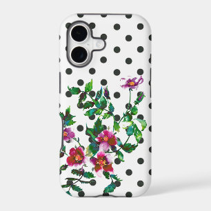 Vintage Rose - polka-dots