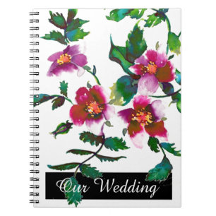 Vintage Rose Spiral Notebook