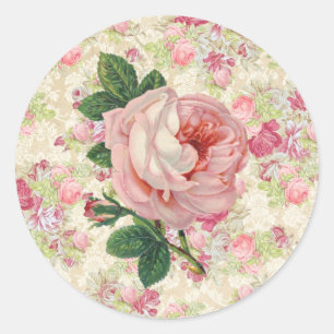 Vintage Rose Stickers