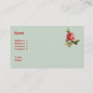 Vintage Roses Business Card