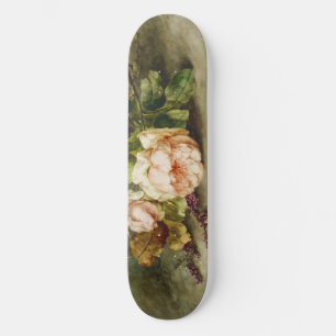 Vintage Roses by Margaretha Roosenboom Skateboard