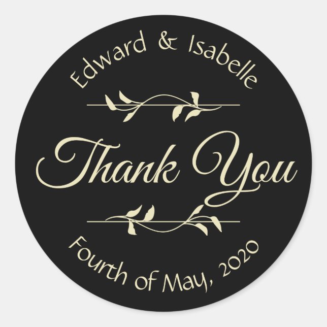 Vintage Roses Classic Round Sticker (Front)