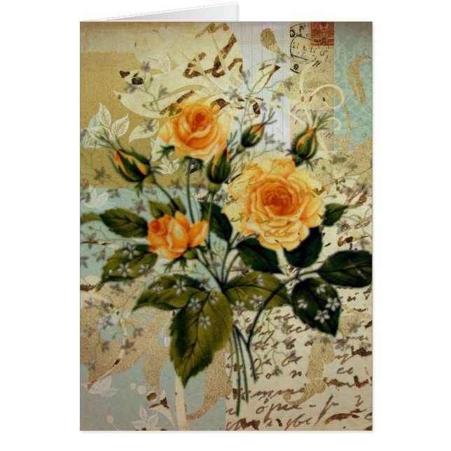 Vintage Roses Collage (Front)
