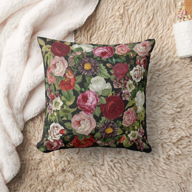Vintage Roses Cushion (Blanket)