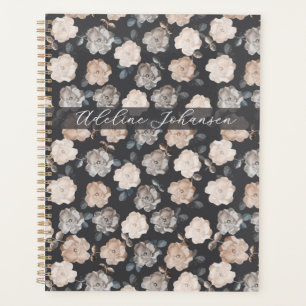Vintage Roses Elegant Personalised Diary Planner