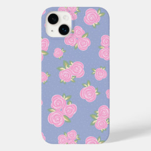 Vintage roses floral pattern Case-Mate iPhone 14 plus case