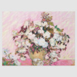 Vintage Roses in a vase by Van Gogh, Decoupage Tissue Paper<br><div class="desc">Vincent Van Gogh still life painting,  vintage Roses in a vase post-impressionism</div>