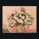 Vintage Roses in a vase, Van Gogh  Wood Wall Art<br><div class="desc">Vincent Van Gogh still life painting,  vintage Roses in a vase post-impressionism</div>