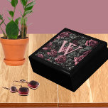 Vintage Roses Monogram Gift Box<br><div class="desc">This gothic keepsake gift box can be personalised with your desired initial.</div>
