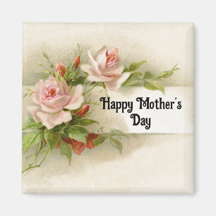 Vintage Roses Mother's Day Magnet