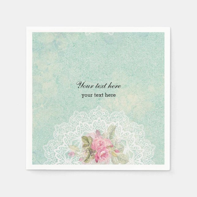Vintage Roses Napkin (Front)