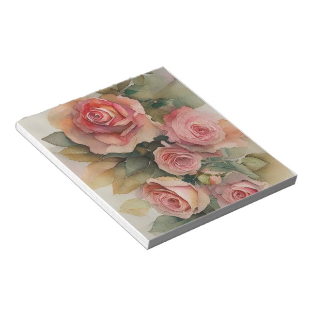 Vintage Roses Note Pad (Angled)