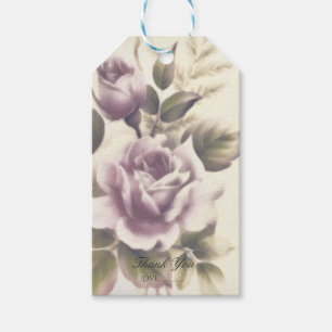 Vintage Roses Old Glamour Custom Party Favour Gift Tags