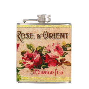 Vintage Roses Perfume Flask